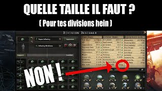 MEGA GUIDE HEARTS OF IRON 4 LES TAILLES DE DIVISIONS ET LEURS ROLES 08 [upl. by Oys]