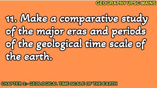 311 Comparative Study of Earths Geological Eras and Periods [upl. by Dieter]