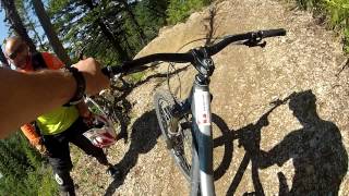 Downhill MTB  Kashmir Trail at Whitefish Mountain Resort [upl. by Eiramnna]