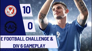 E football Gameplay Pt12 Pc challenges and div 6 games Good Mic Crazy rocket of goals [upl. by Yehc]