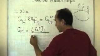 cours TS  chimie  pile cuivre argent calcul du quotient initial [upl. by Gleich]