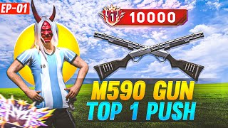 India Region M590 Top 1 Weapon Title Pushing ✅  Ep  01 [upl. by Aytak316]