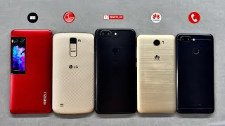 LG K10  Meizu M5  Huawei Y5 2  OnePlus 5T  Xiaomi Mi 6 Incoming call [upl. by Athenian]