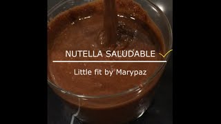 🍫Cómo hacer Nutella Saludable en casa Paso a paso y con 2 ingredientes naturales🍫 [upl. by Armyn]