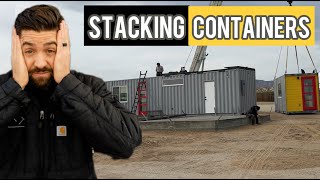 How to do a Stacked Shipping Container Home [upl. by Lubow]