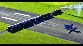 New Zealand  Gisborne Airport  Runway With a Railway Crossing [upl. by Irmine]