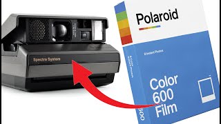 Polaroid 600 film in a Spectra Camera [upl. by Leuqcar]