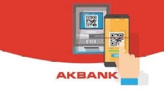 Akbank QR kod Para Çekme  Akbank Karekod İle Para Çekme [upl. by Dnamra]