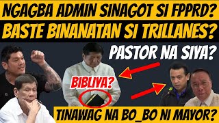 NAKU BASTE RUMESBAK NGAGBA BAGSAK NA DAW AT TINAWAG NA BOBO SI TRILLANES dds duterte [upl. by Ihana]