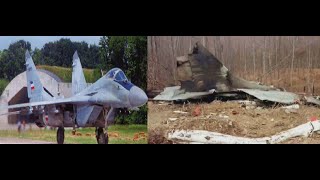 SHot Downed serbia yugoslavia MIG Aircraft in last Kosovo War 1999 [upl. by Alaaj162]