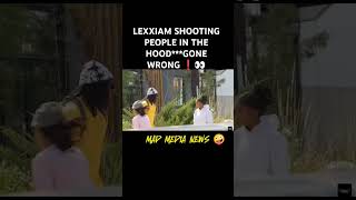 🔴LEXXIAM SHOOTING PEOPLE IN THE HOODGONE WRONG ❗👀lexxiam hood funny [upl. by Budworth]