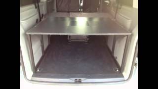 VW T5T6 Shuttle LWB amp T5T6 Kombi SWB  Bed  Table System from VANking [upl. by Avlem]