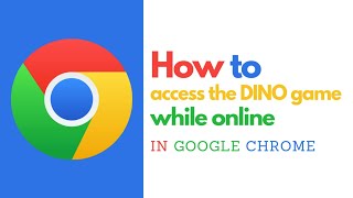 How to Access the Dino Game in Google Chrome While Online – Fun Hidden Trick [upl. by Ardnaeed]