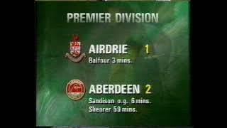 Airdrieonians 12 Aberdeen  October 1992 [upl. by Maxfield]