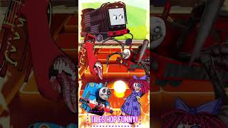 Choo Choo Charles vs Extra Slide vs Train Eater x Coffin Dance  Tiles Hop tileshop coffindance [upl. by Mihcaoj]