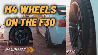 Safe to run M4 437m wheels on the F30 [upl. by Eldora]