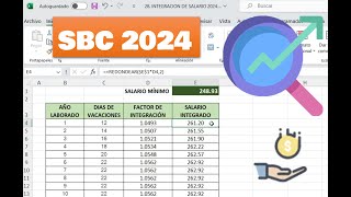 🛑¿CÓMO SE CALCULA EL FACTOR DE INTEGRACIÓN 💰NUEVO SALARIO BASE DE COTIZACIÓN 2024 Y SALARIO MINIMO [upl. by Ajnotal91]