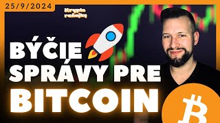 Býčie SPRÁVY PRE BITCOIN 🚀 BTC kryptoraňajky [upl. by Corella12]