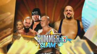 WWE Summerslam 2010 The Big Show vs Straight Edge Society Match Card HD [upl. by Peti]