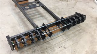 Mini Snow Cat pt9  track driveshaft supports [upl. by Assirol]