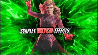 Scarlet Witch WandaVision Black Screen Effects Red Blue Green Overlay [upl. by Ursi]