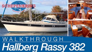 Hallberg Rassy 352 for sale  Yacht Walkthrough   Schepenkring Lelystad  4K [upl. by Cinom]