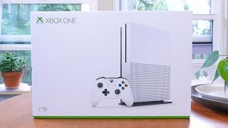 Xbox One S Unboxing Setup and Impressions [upl. by Airdnala]