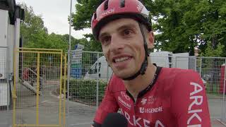 Jenthe Biermans  Interview at the finish  Stage 3  Giro dItalia 2024 [upl. by Notwen953]