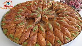 4 Adet Beze ile 64 Kat BAKLAVA Yaptım ✅ Yepyeni Bir BAKLAVA Yapma Yöntemi 💖 Kolay Merdane BAKLAVASI [upl. by Corette]