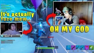 NINJA amp AYDAN Watches FAZE MEMBER TRICKSHOT Fortnite Highlights [upl. by Airet]