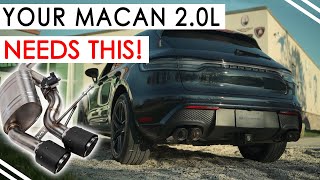 Macan 20L 2022  Fabspeed Valved Exhaust System  YOU NEED THIS [upl. by Hilarius]