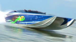 Nor Tech 5400 HP Powerboat  QUAD 1350 Turbo Charged Engines [upl. by Attenyl]