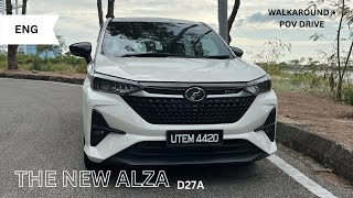 2023 Perodua Alza H  Daytime Walkaround amp POV Test Drive [upl. by Haliak]