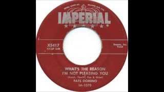 Fats Domino  Whats The Reason Im Not Pleasing You  June 21 1956 [upl. by Pudendas]