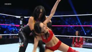 WWE Smackdown 100413  Aksana vs Brie Bella [upl. by Nostrebor427]