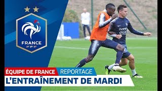 Equipe de France  Lentraînement de mardi à Clairefontaine I FFF 2018 [upl. by Eyeleen]