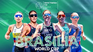 2024 World Triathlon Cup Brasilia  WOMEN [upl. by Selda]