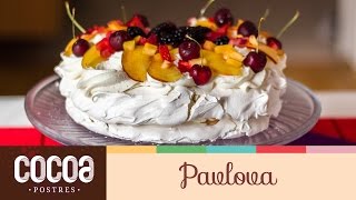 Como hacer Pavlova  Cocoa Postres [upl. by Euqinu370]