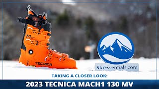 2023 Tecnica Mach1 130 MV Ski Boots Short Review with SkiEssentialscom [upl. by Leohcin]