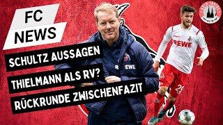 1 FC Köln Rückrunde Zwischenfazit  Thielmann RV  SchultzAussagen [upl. by Gallard]