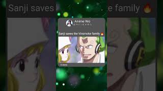 Sanji Saves the Vinsmoke Family shorts luffy onepiece sanji zoro [upl. by Ennyletak]