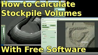 How to Calculate Stockpile Volumes with Free Software [upl. by Kieran]