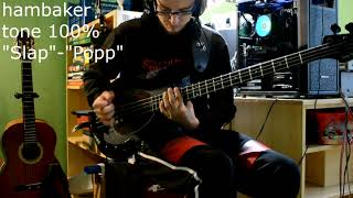 Harley Benton MB4 SB Deluxe Series sound test [upl. by Alessandro]