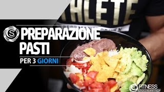 Preparazione pasti per 3 giorni  Colazione pranzo cena e snack [upl. by Sevik]