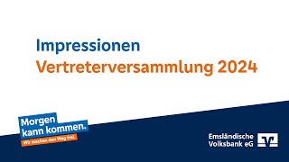 Impressionen Vertreterversammlung 2024 [upl. by Einalem]