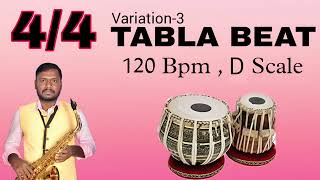 44 Tabla Loop Variation 3 For Practice in D Scale 120 BPM 9444644512 Pocomusicacademy [upl. by Johnstone735]