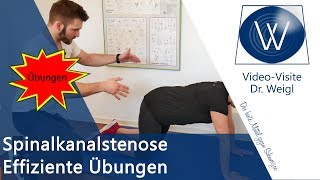 Richtige Hilfe 💡bei Rückenschmerzen durch Spinalkanalstenose ⚡ Die richtigen Übungen für zu Hause ✅ [upl. by Ydarb416]