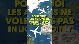 Pourquoi les avions ne volentils pas en ligne droite  ✈️ shorts [upl. by Carleton]