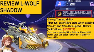 The Most Confusing Skill To Activate Review LWolf Shadow 【QQ Speed Mobile】 [upl. by Dacie700]