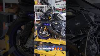 2022 Yamaha R1M 🔥 ECU flash and dyno tune Full carbon swap coming [upl. by Ispep389]